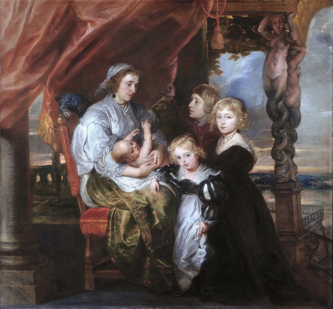 Deborah Kip, moglie di Balthasar Gerbier, e i suoi figli - o Rubens, National Gallery of Art, Washington